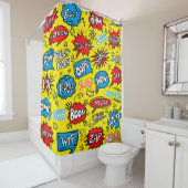 Rideaux De Douche Superhero Saga : Motifs comiques mignons (En situation)