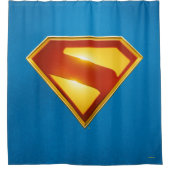 Rideaux De Douche Superman Golden S Shield brillance (Devant)