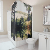 Rideaux De Douche Sur le lac (En situation)