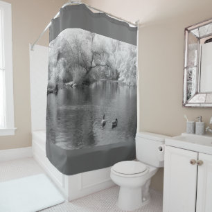Rideaux De Douche Sur Le Lac