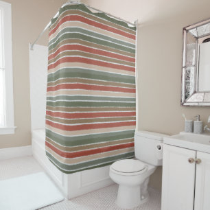 Rideaux De Douche Sur Les Lignes