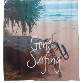 Rideaux De Douche Surf Beach Ocean Surfer (Devant)