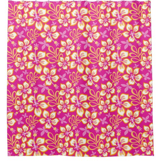 Rideaux De Douche Surf JUNGLE (COMBO ROSE CHAUDE) (Devant)