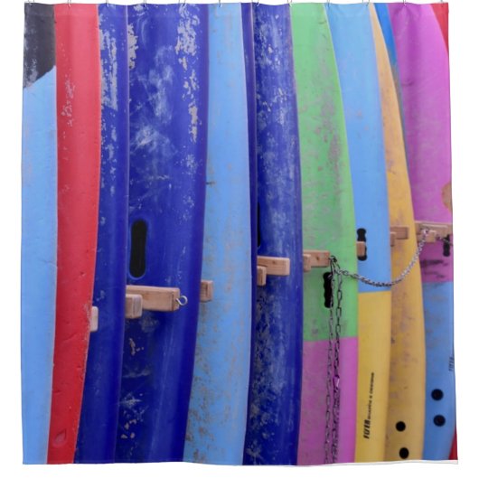 Rideaux De Douche Surf vintage (Devant)