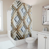 Rideaux De Douche Surface beige (En situation)