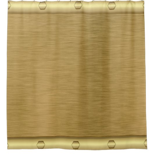 Rideaux De Douche Surface d'or à texture métallique (Devant)