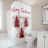 RIDEAUX DE DOUCHE SUZANNE ELIZABETH CHRISTMAS COLLECTION (En situation)