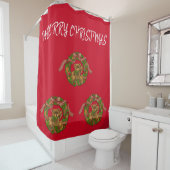 RIDEAUX DE DOUCHE SUZANNE ELIZABETH CHRISTMAS COLLECTION (En situation)