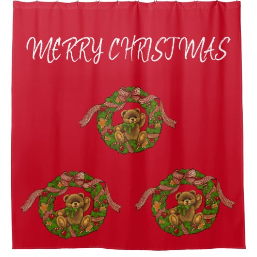 RIDEAUX DE DOUCHE SUZANNE ELIZABETH CHRISTMAS COLLECTION (Devant)