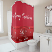 RIDEAUX DE DOUCHE SUZANNE ELIZABETH CHRISTMAS COLLECTION - (En situation)