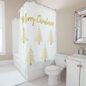 RIDEAUX DE DOUCHE SUZANNE ELIZABETH CHRISTMAS COLLECTION DOUCHE COUR (En situation)