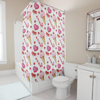 Rideaux De Douche Sweet seamless pattern