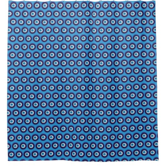 Rideaux De Douche Symbole de la perle bleue Amulet (Devant)