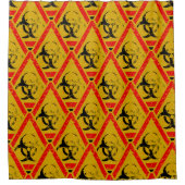 Rideaux De Douche Symbole de risque biologique (Devant)