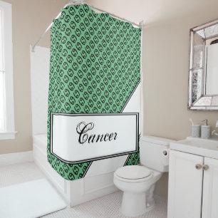 Rideaux De Douche Symbole du cancer Zodiaque Standard par Kenneth Yo