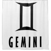 Rideaux De Douche Symbole du zodiaque de Gemini (Devant)