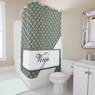 Rideaux De Douche Symbole du Zodiaque de la Virgo Standard par Kenne