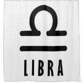 Rideaux De Douche Symbole du zodiaque Libra (Devant)