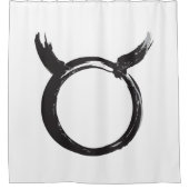Rideaux De Douche Symbole Taurus Bull Zodiac Astrologie moderne mini (Devant)