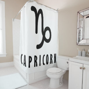 Rideaux De Douche Symbole zodiaque de Capricorne