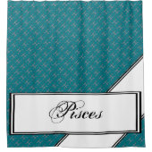 Rideaux De Douche Symbole zodiaque Pisces Élément par Kenneth Yoncic (Devant)