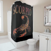 Rideaux De Douche SYMBOLE Zodiaque Scorpio (En situation)