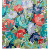 Rideaux De Douche Symphonie de jardin vibrant (Devant)