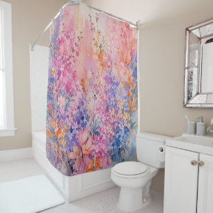 Rideaux De Douche Symphonie secrète des fleurs