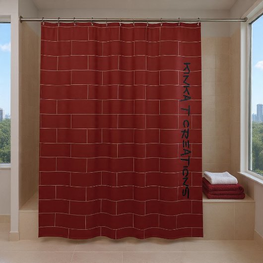 Rideaux De Douche Table de briques