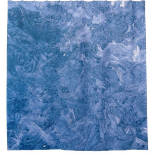 Rideaux De Douche Tableau abstrait bleu