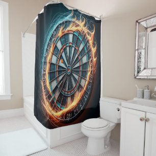 Rideaux De Douche Tableau de bord de feu avec explosion de bulle