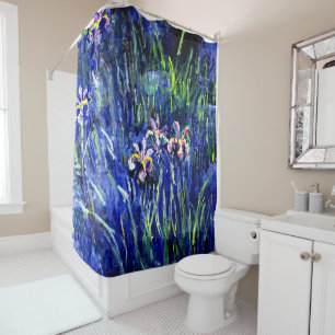 Rideaux De Douche Tableau de Claude Monet, Iris