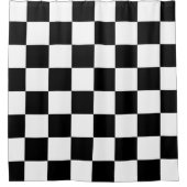 Rideaux De Douche tableau d'échecs (Devant)