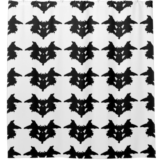 Rideaux De Douche Tache d'encre de Rorschach (Devant)