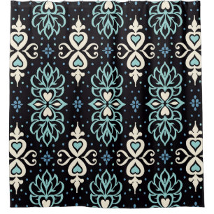 Rideaux De Douche Talavera Azulejos mosaïque marocaine