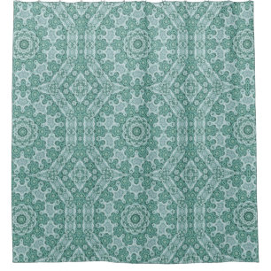 Rideaux De Douche Tantalisation en turquoise