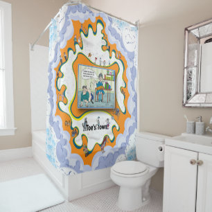 Rideaux De Douche Tape Verm Granny   Humour visuel absurde