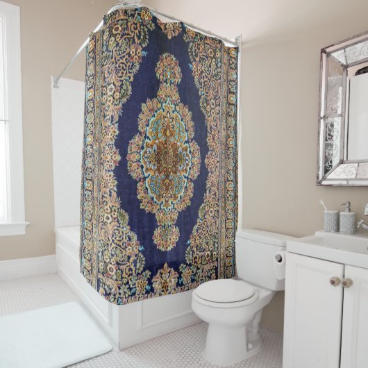 Rideaux De Douche Tapis Oriental Killim (En situation)