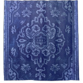 Rideaux De Douche Tapis persan look bleu (Devant)