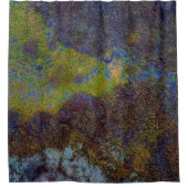 Rideaux De Douche Tapis vert, bleu et marron (Devant)