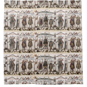 Rideaux De Douche Tapisserie de Bayeux - Coronation de King Harold