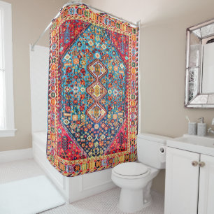 Rideaux De Douche Tapisserie intemporelle : Patrimoine marocain colo