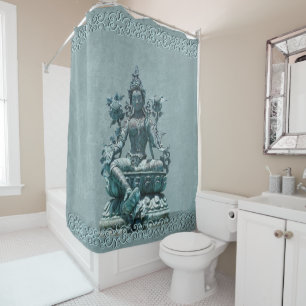 Rideaux De Douche Tara vert
