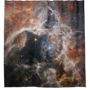 Rideaux De Douche Tarantula Nebula Image de JWST