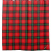 Rideaux De Douche Tartan Scottish Plaid Red Black Motif tendance (Devant)