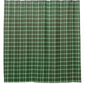 Rideaux De Douche Tartan vert blanc écossais Tartan Plaid Douche Rid (Devant)