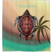 Rideaux De Douche Tatouage de Fantasy Turtle (Devant)