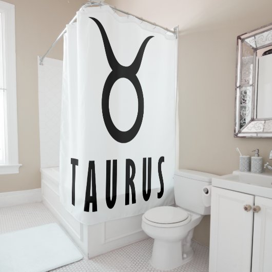 Rideaux De Douche Taurus zodiaque (En situation)