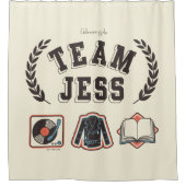 Rideaux De Douche Team Jess Gilmore Girls Design (Devant)