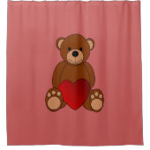 Rideaux De Douche Teddy Love (Devant)